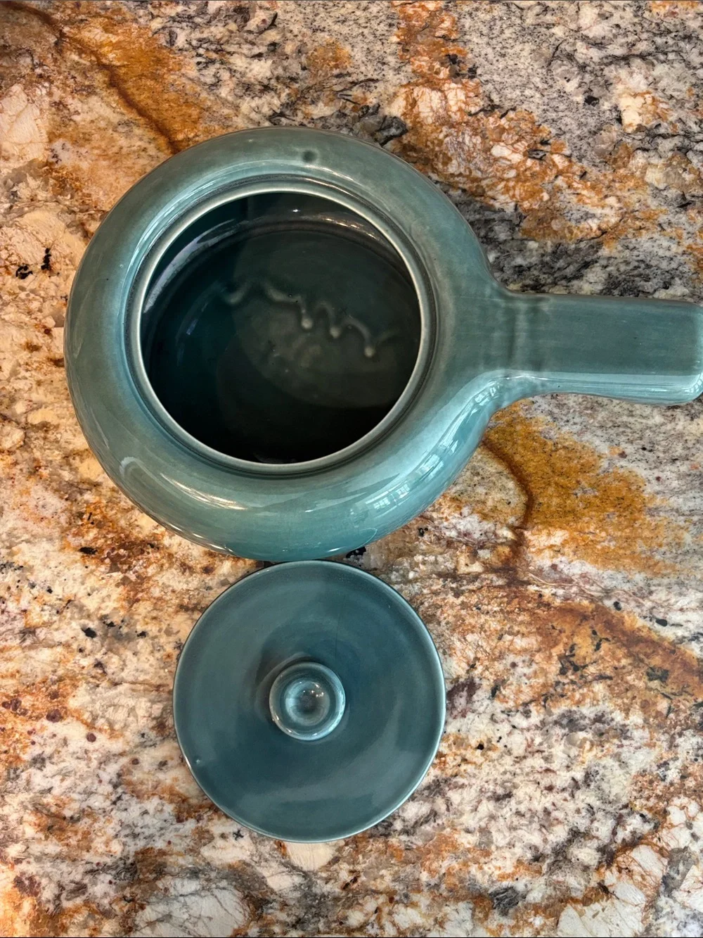 Vintage MCM Russel Wright Seafoam Green Ceramic Bean Pot